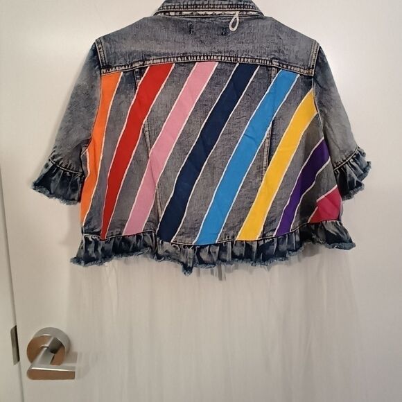 OOAK Wren & Glory" Dream Baby Dream" Custom Jean Jacket - Picture 10 of 14